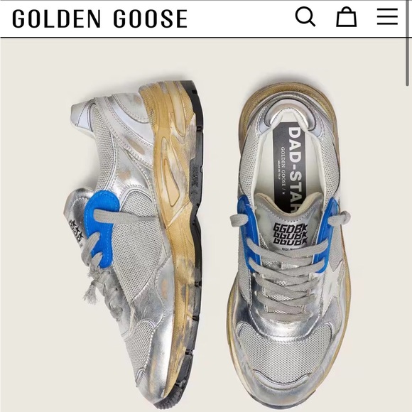 NWT 🩶👟 WOMEN’S GOLDEN GOOSE DAD STAR SNEAKERS - SIZE 36 - Picture 3 of 14